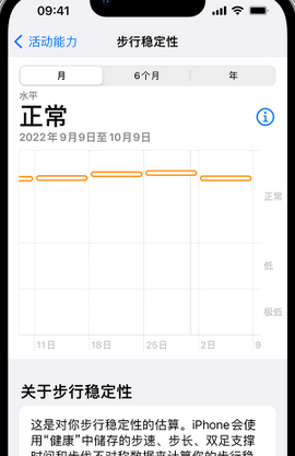 玉州iPhone手机维修如何在iPhone开启'步行稳定性通知'