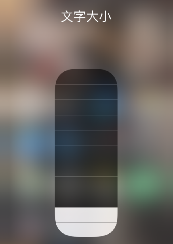 玉州苹果手机维修分享小技巧：在 iPhone 控制中心快速调节字体大小 